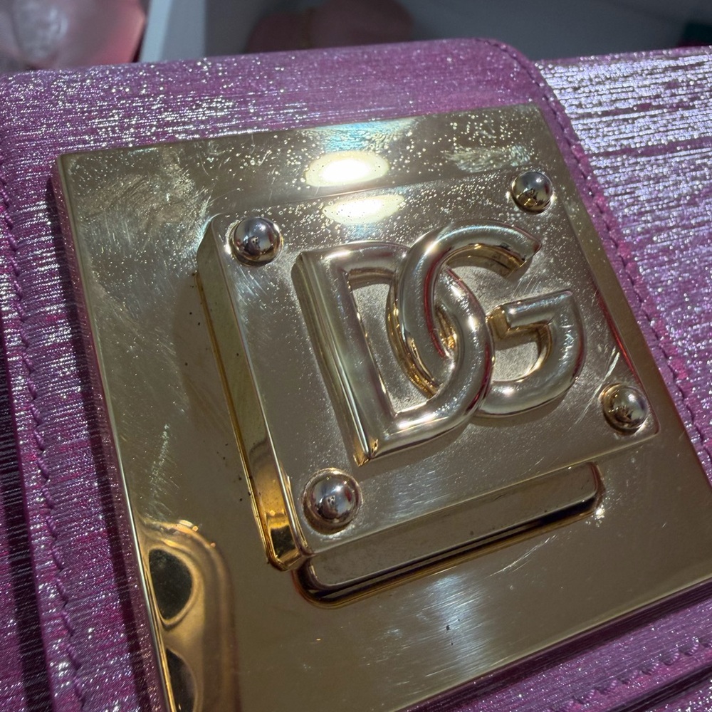 Dolce and Gabbana Pink and Gold Bag - Picture 6 of 13